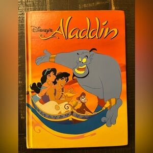 Vintage Disney Aladdin 1992 Hardcover Book Longmeadow Press